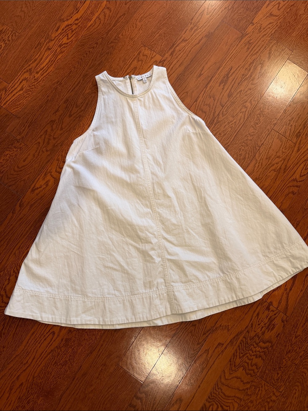 White Sleeveless Mini Dress - Classic A-Line